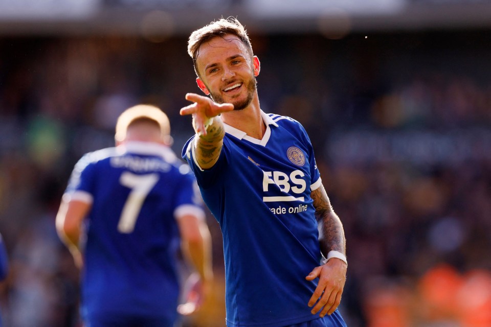 Maddison produced a dart throwing celebration recently against Wolves