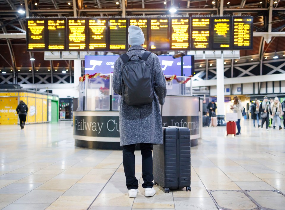 Brits have been told what is the best time to travel on trains for Christmas