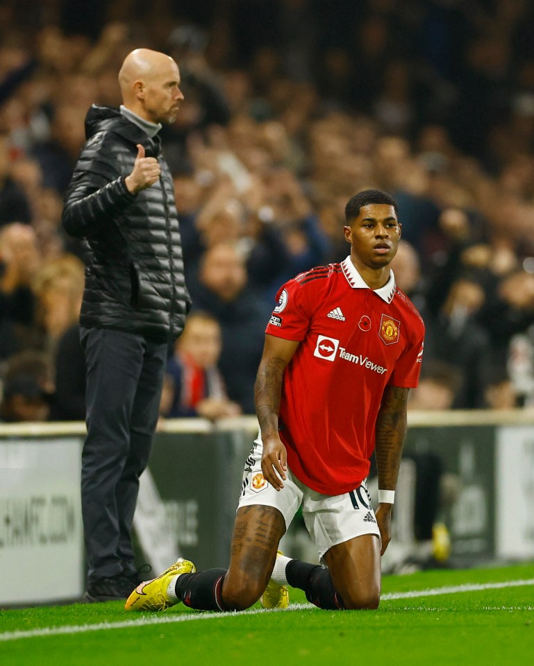 Erik ten Hag has refused to reveal why Rashford has been disciplined