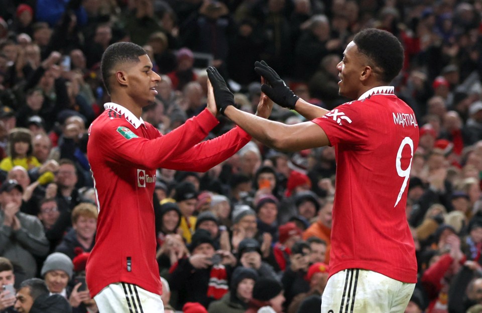 Rashford opted against passing to pal Anthony Martial