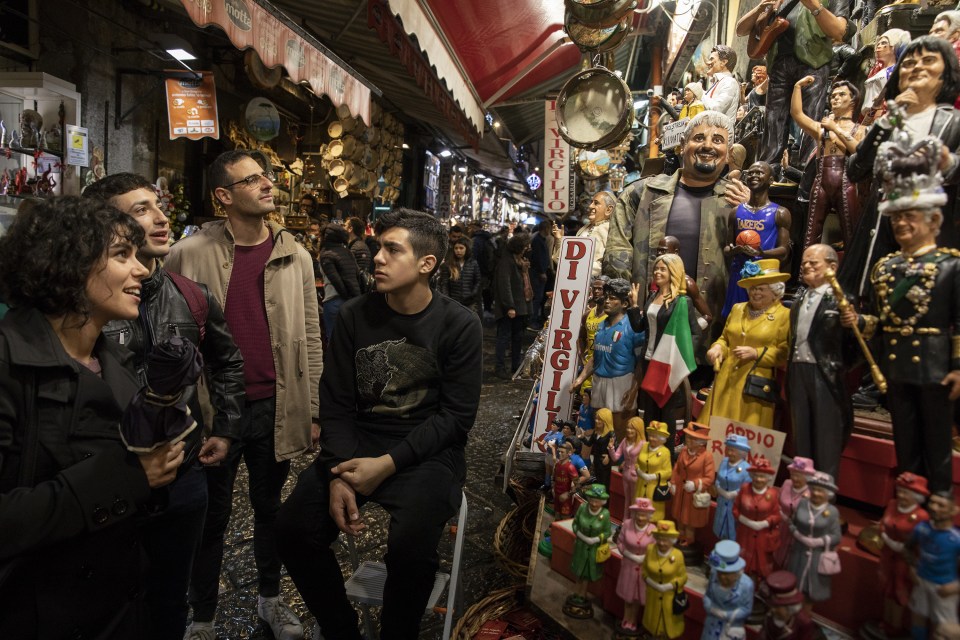 San Gregorio Armeno in Naples gets particularly busy during the festive period