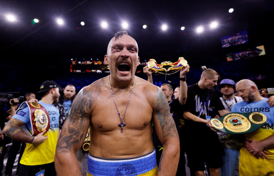 Oleksandr Usyk will be ringside in London for the fight