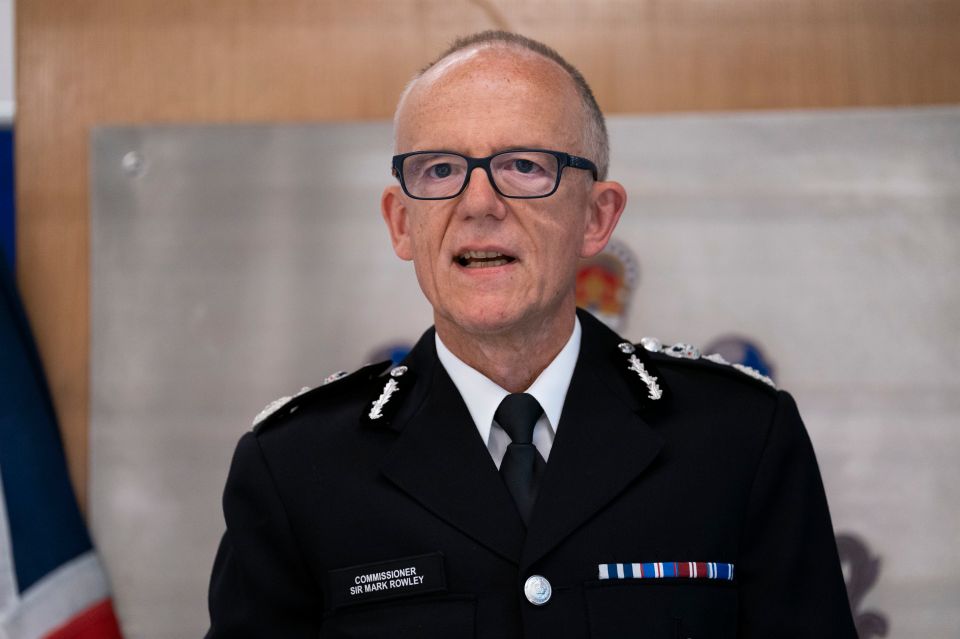 The Met Police is now led by Commissioner Sir Mark Rowley