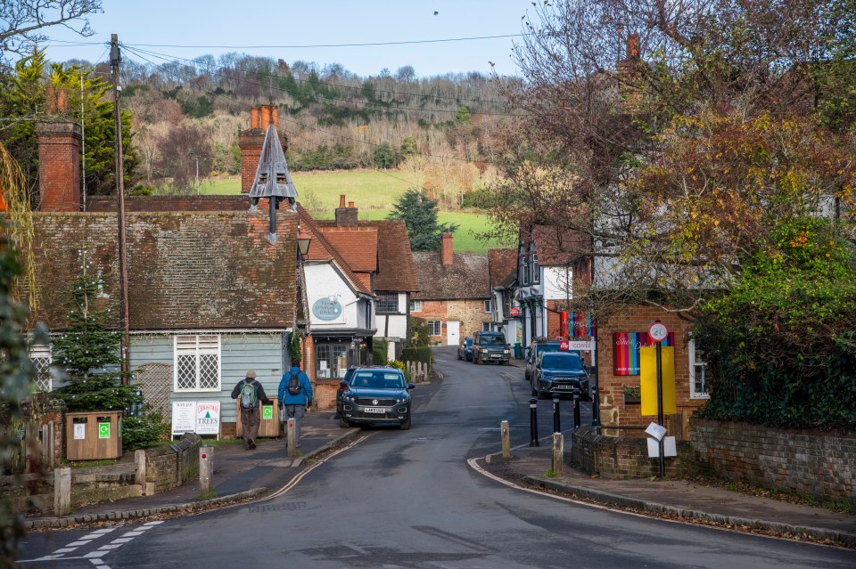 Hundreds of tourists flood the charming village every year