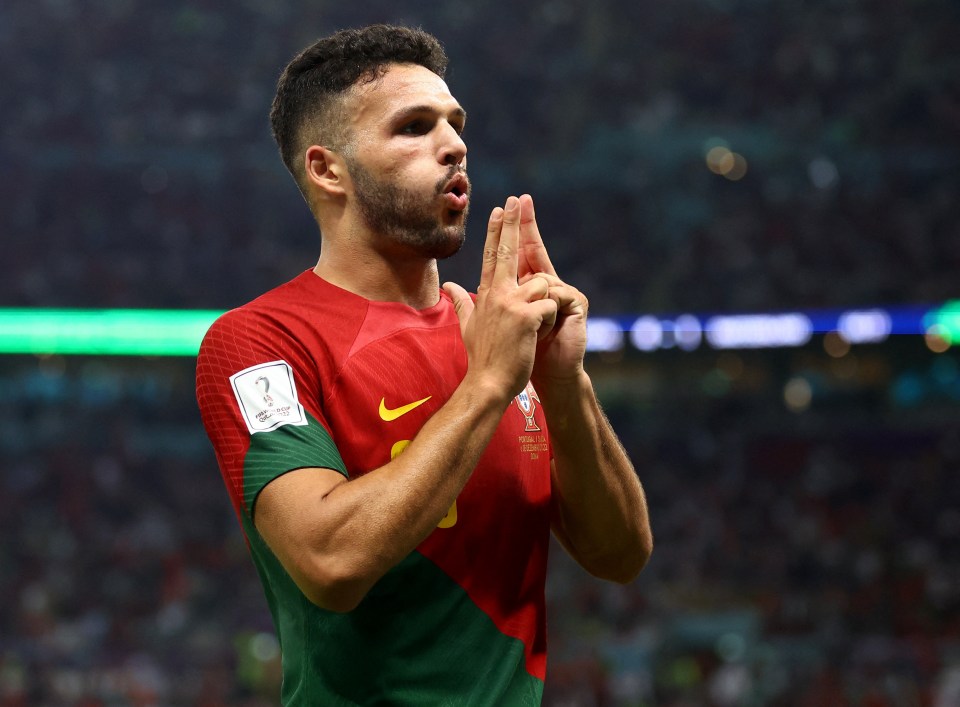 Goncalo Ramos is Portugal's latest star after scoring a hat-trick against Switzerland