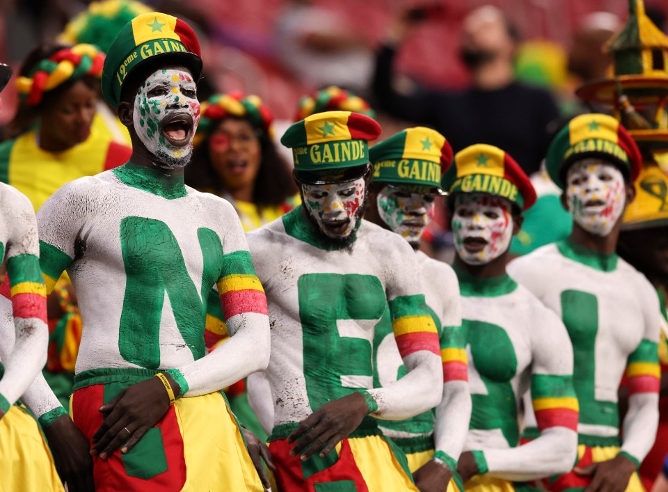 The Senegalese fans have been in fine voice throughout the tournament