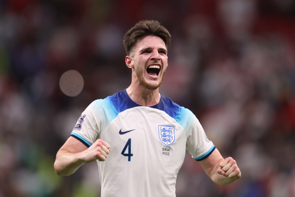 Declan Rice is England's key man between defence and midfield