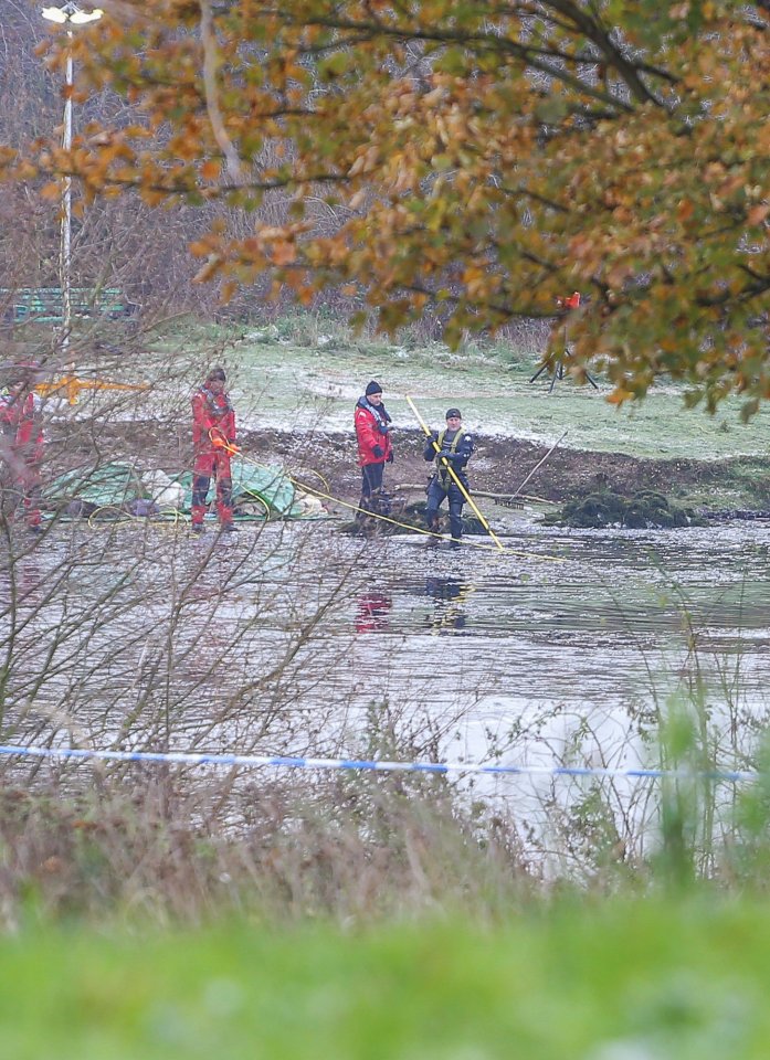 Extensive searches of the lake have been carried out