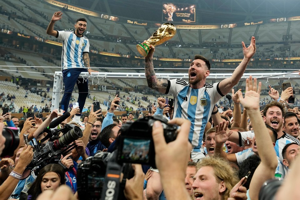 Lionel Messi won the World Cup with Argentina in Qatar