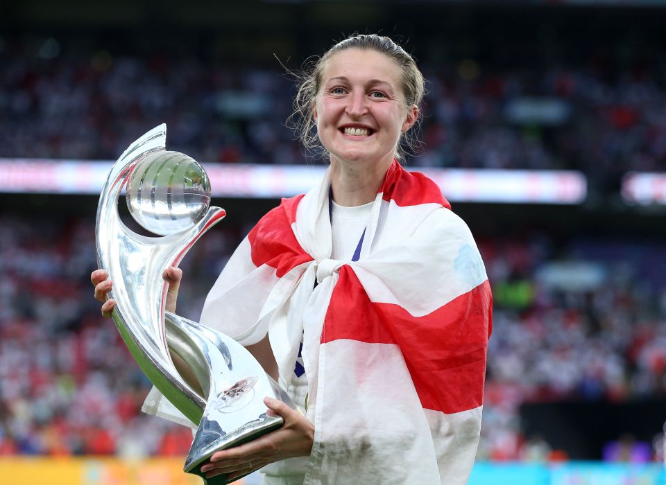 Ellen White won the Euros with England in the summer