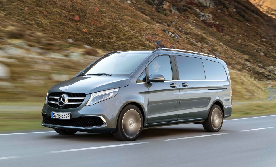 This diesel Mercedes V-Class came out on top with a 36% rise