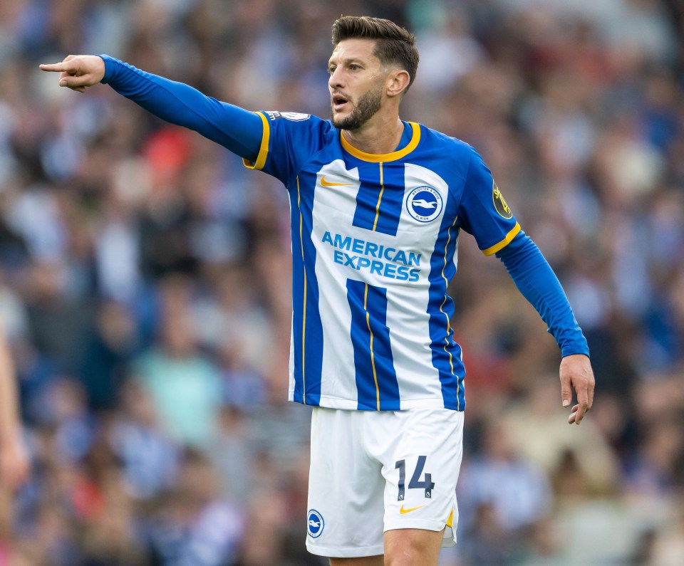 Lallana left Anfield for Prem rivals Brighton in July 2020