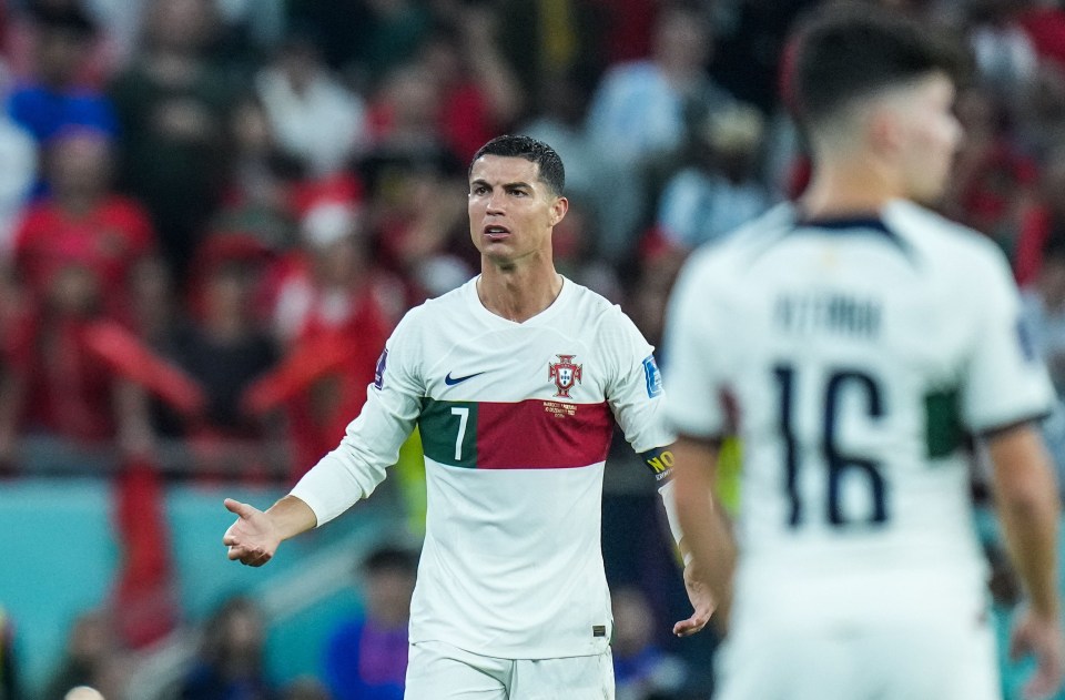 Ronaldo found himself starting on the bench during Portugal’s last two games in the World Cup.