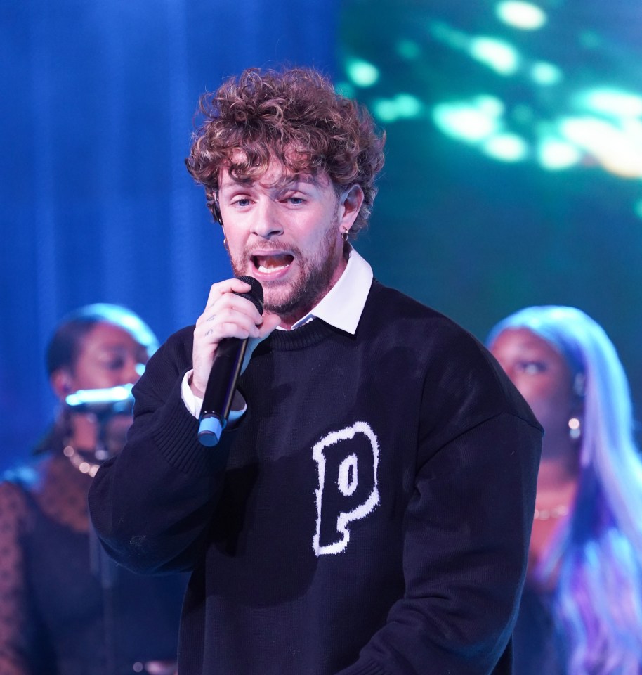 Tom Grennan pulled in 347.6million streams over the past 12 months