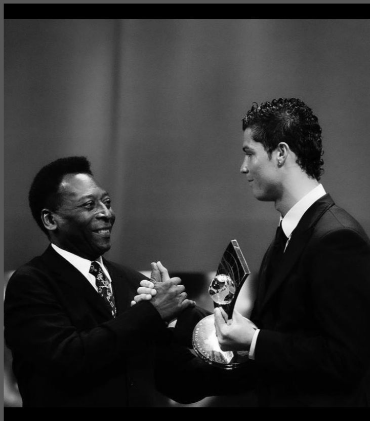 Manchester United legend Cristiano Ronaldo paid tribute to Pele on social media