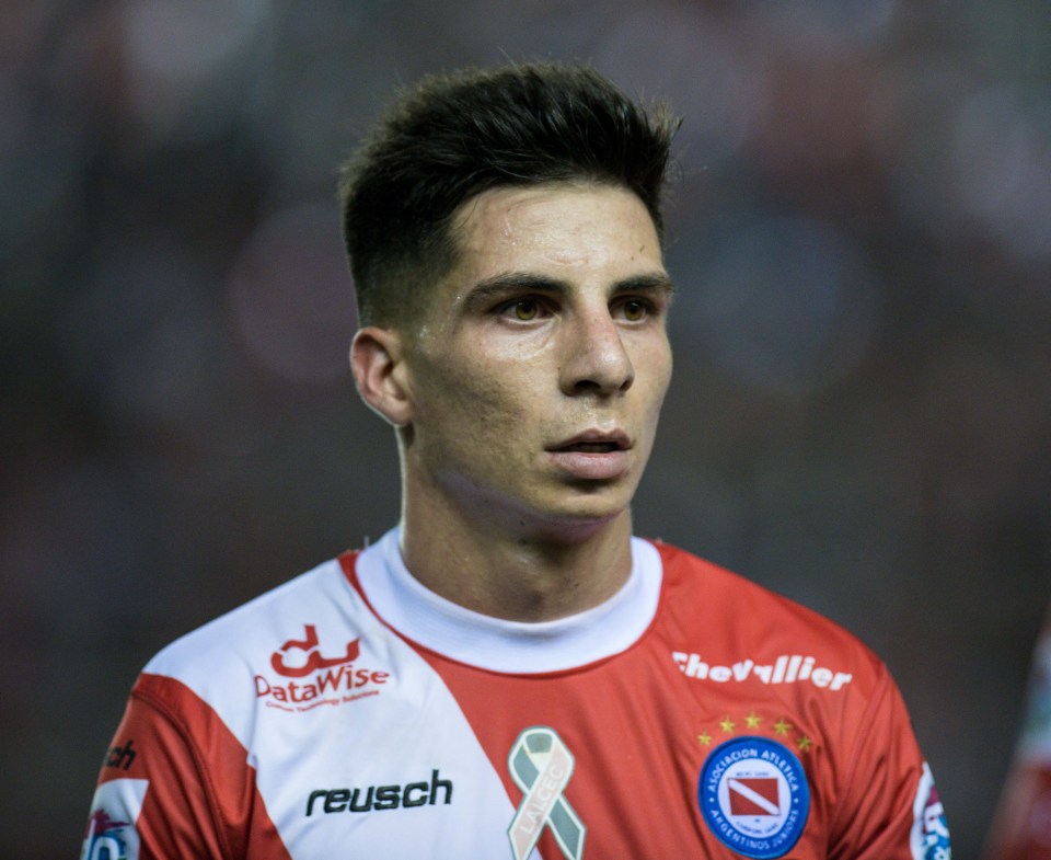 Francis Mc Allister also turned out for Argentinos Juniors