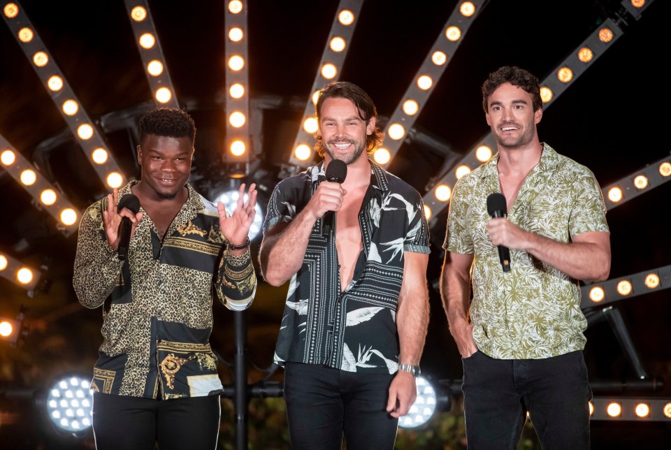 Levi on X-Factor with Ben Foden and Thom Evans