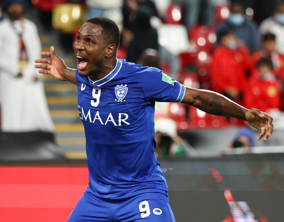 Odion Ighalo is now playing for Al-Hilal after leaving United