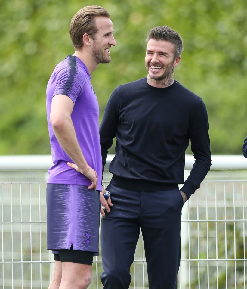 Kane chatted with Beckham about his wealth of experience and what he thinks of the modern-day England squad