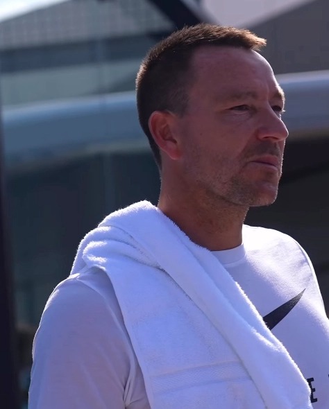 John Terry was part of a 'Legends' padel tournament in Qatar