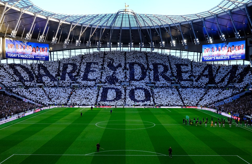 Tottenham have been well backed by their supporters