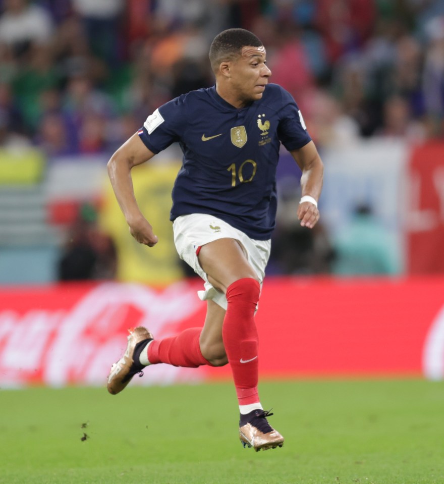 Flying Frenchman Mbappe has already scored five goals in the tournament