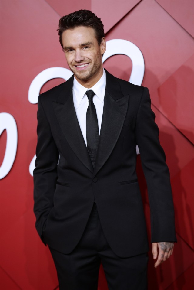 Liam Payne also made an appearance in a classic black suit and skinny tie