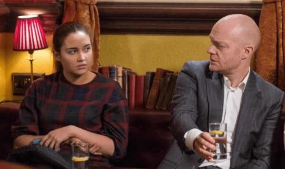 Lauren Branning (Jacqueline Jossa) and Max Branning (Jake Wood)