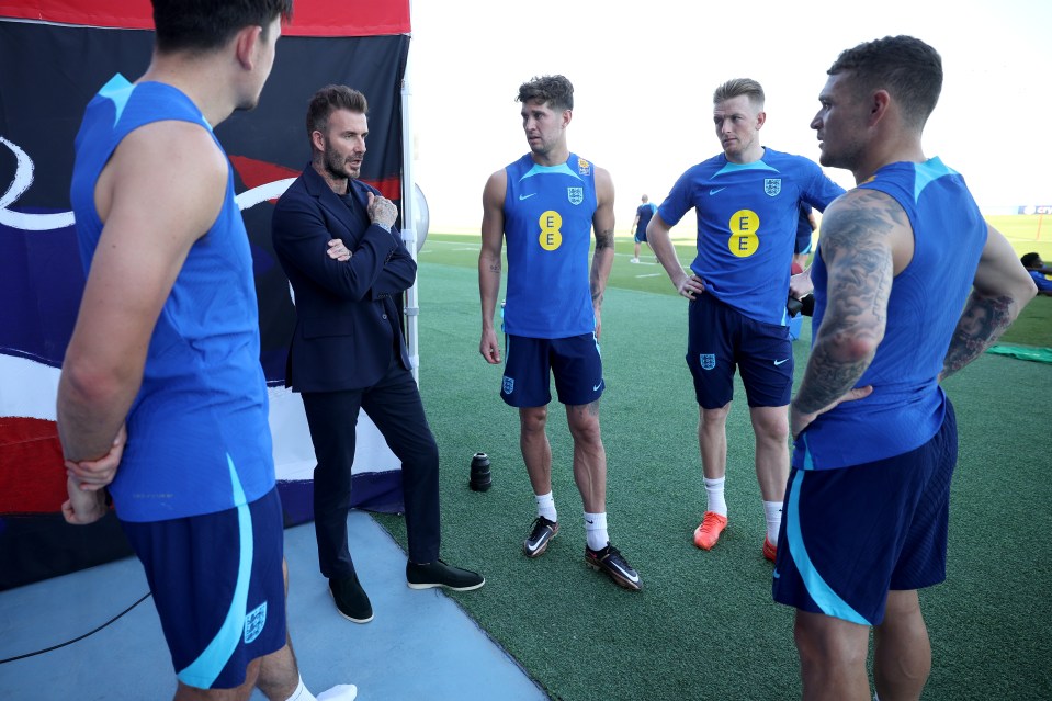 Many players seemed enthralled with what Beckham had to say