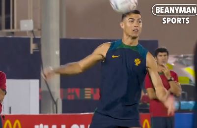 Cristiano Ronaldo put together a "revolutionary" prank during Portugal's training