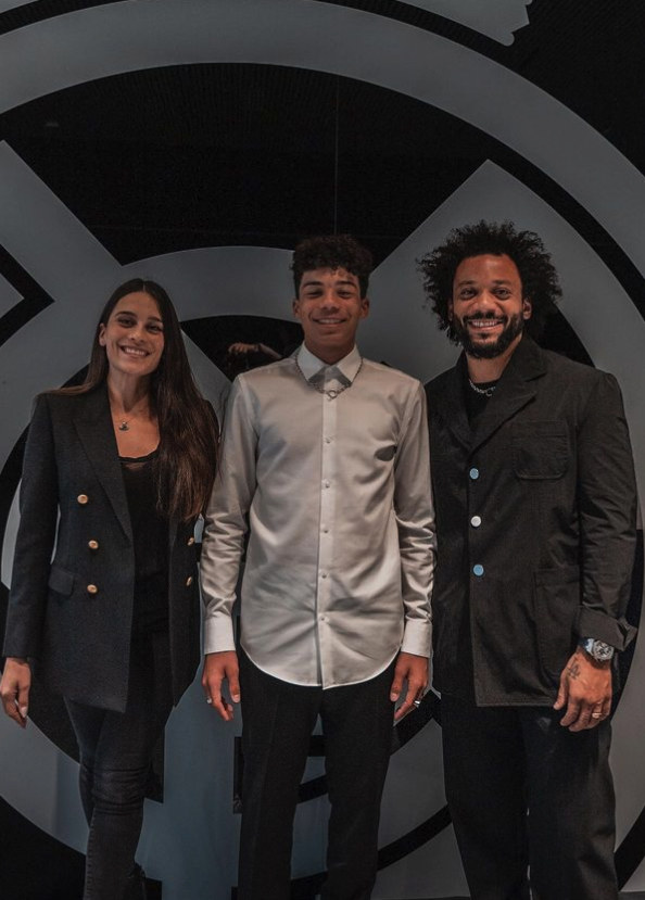 Marcelo's son Enzo Alves Vieira has signed his first contract with Real Madrid