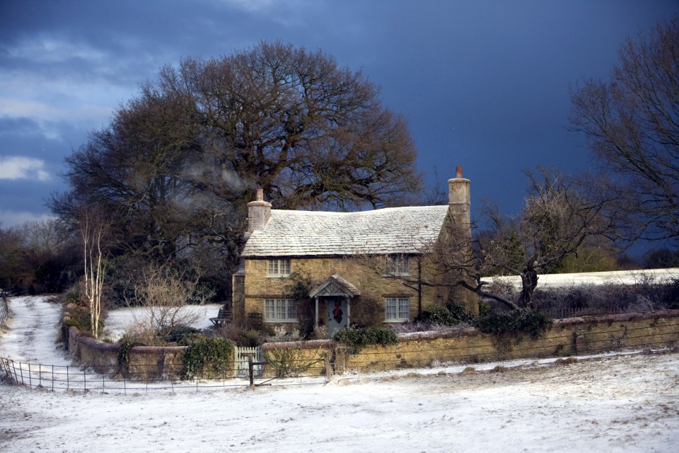 Kate Winslet's character's picturesque Surrey cottage in The Holiday