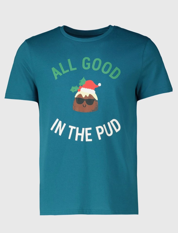 This All Good In The Pud T-shirt from Tu at Sainsbury’s is down from £6 to £4.50