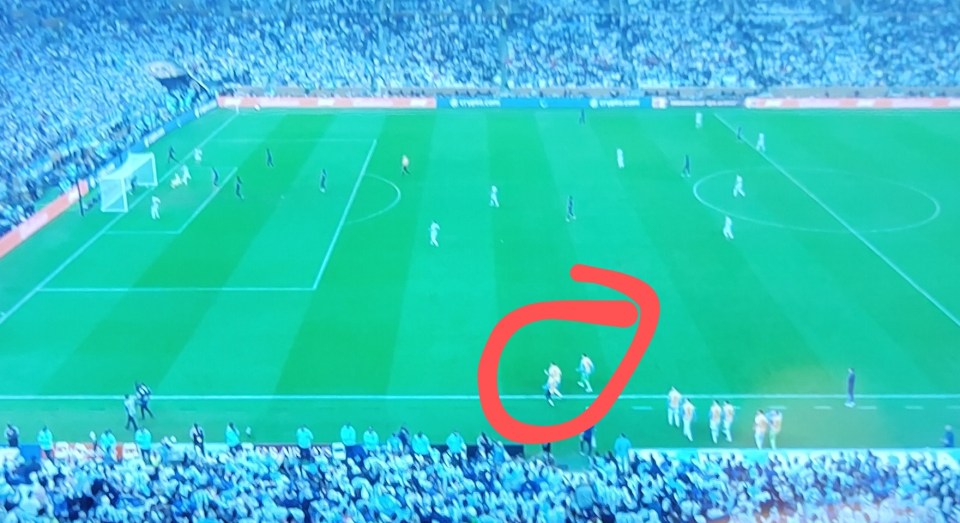 Argentina had 13 players on the field as Messi put them 3-2 up