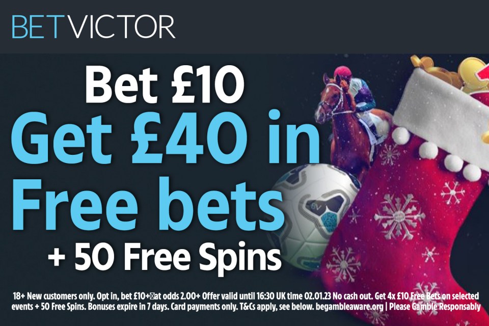 £40 IN FREE BETS + 50 FREE SPINS*