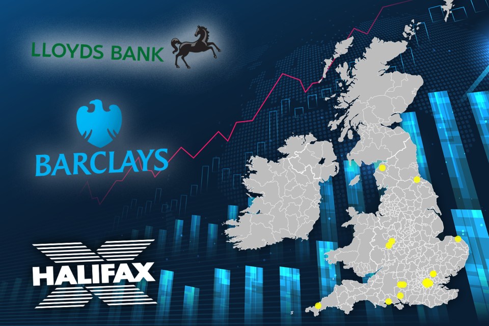 Barclays, Halifax and Lloyds Bank all plan to close branches this month