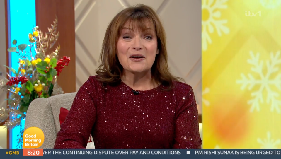 Lorraine Kelly has revealed she’ll be missing from her ITV breakfast show next week