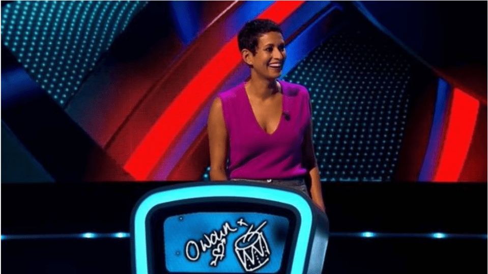 Naga appeared on a celebrity edition of the Weakest Link