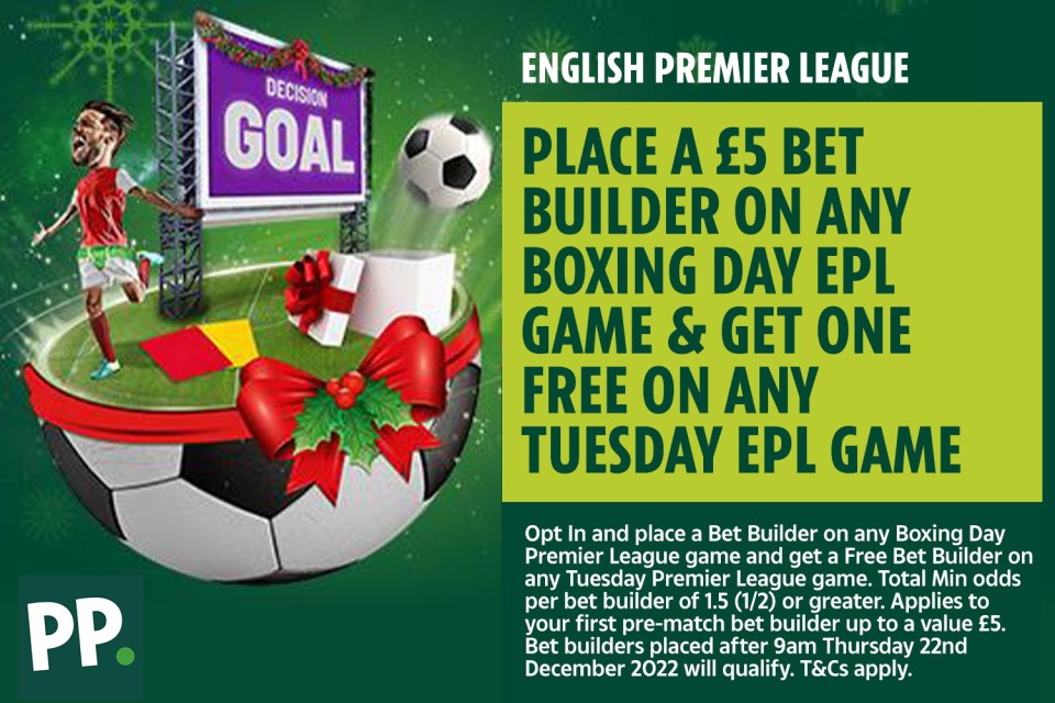 Paddy Power: Free £5 bet on Tuesday*