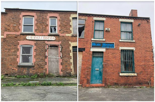 Broken windows and black mould are a regular sight