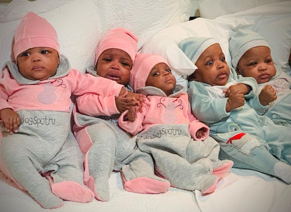 The youngsters are the world’s only nonuplets