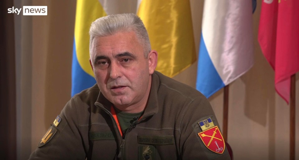 Major General Andrii Kovalchuk, 48, said Ukraine is ready for Russia to attempt a second invasion