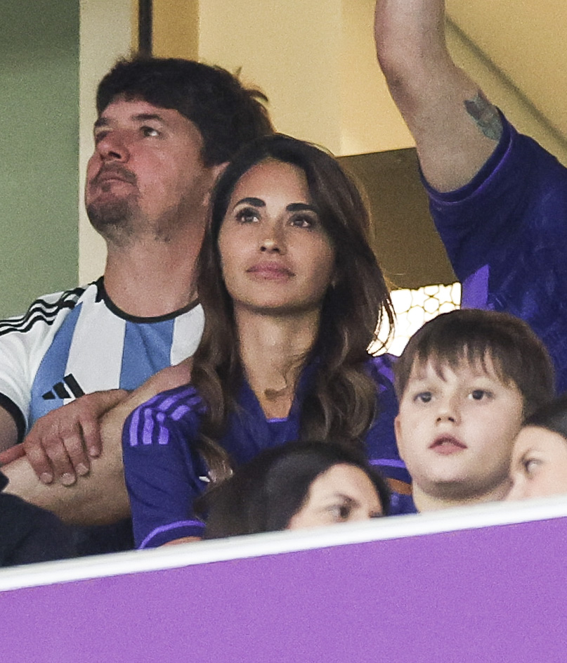 She was in the stands for Argentina's win over Holland on Friday