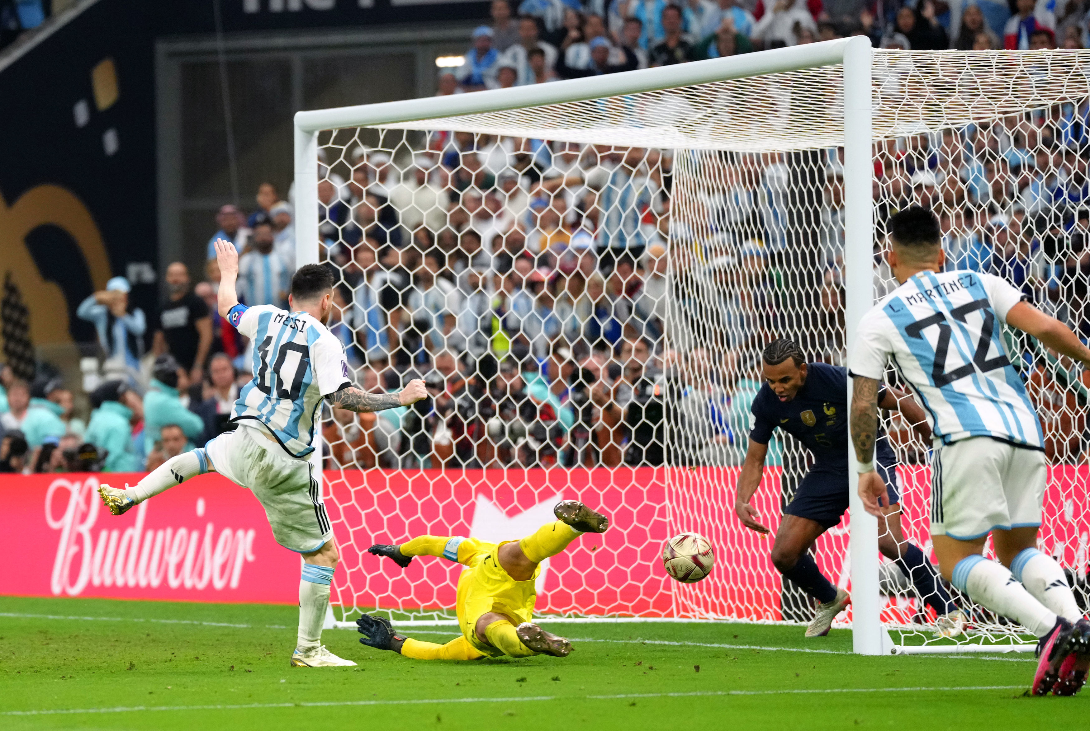 Lionel Messi thought he had won the World Cup when his finish crossed the line