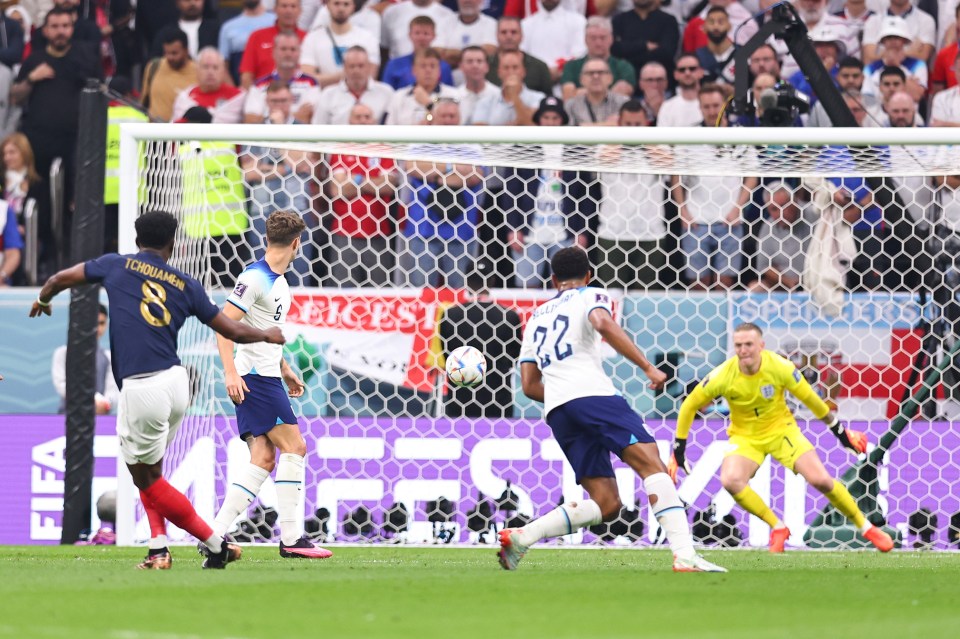 Aurelien Tchouameni gave France the lead after 17 minutes