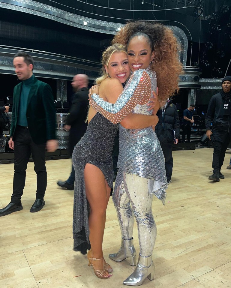 They became good friends on the latest series of Strictly