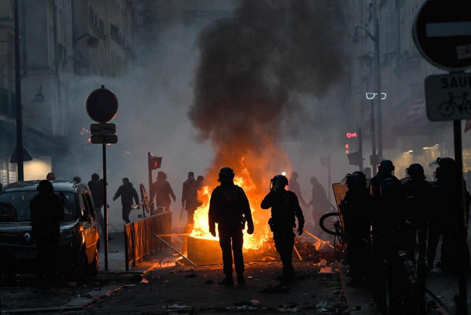 Riots have broken out in Paris following the racist killings