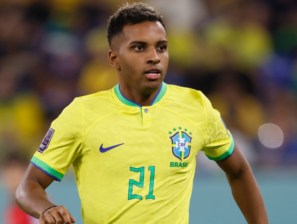 Rodrygo is now starring for Brazil at the World Cup