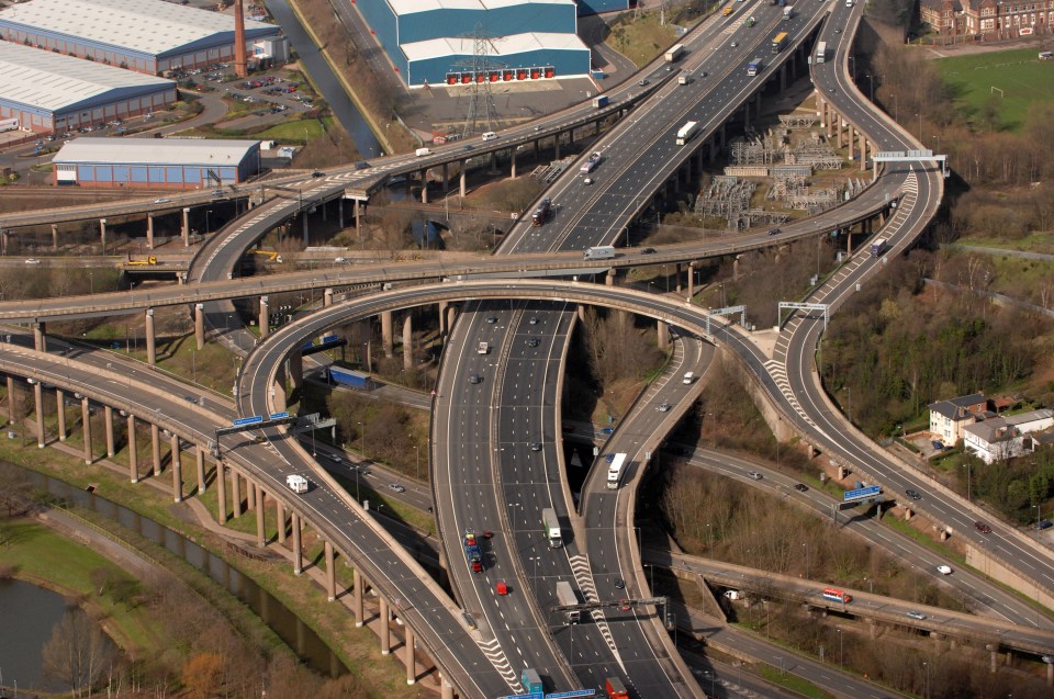 Our very own Spaghetti Junction has 559 concrete columns