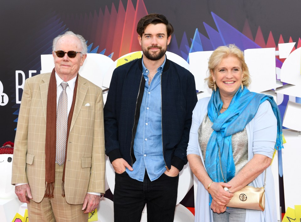  Jack Whitehall and his parents Michael and Hilary